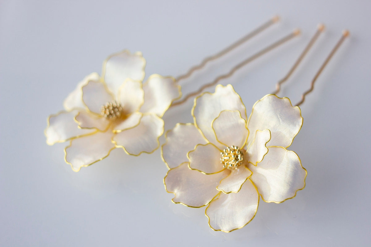 Floral Bridal Hair Pins