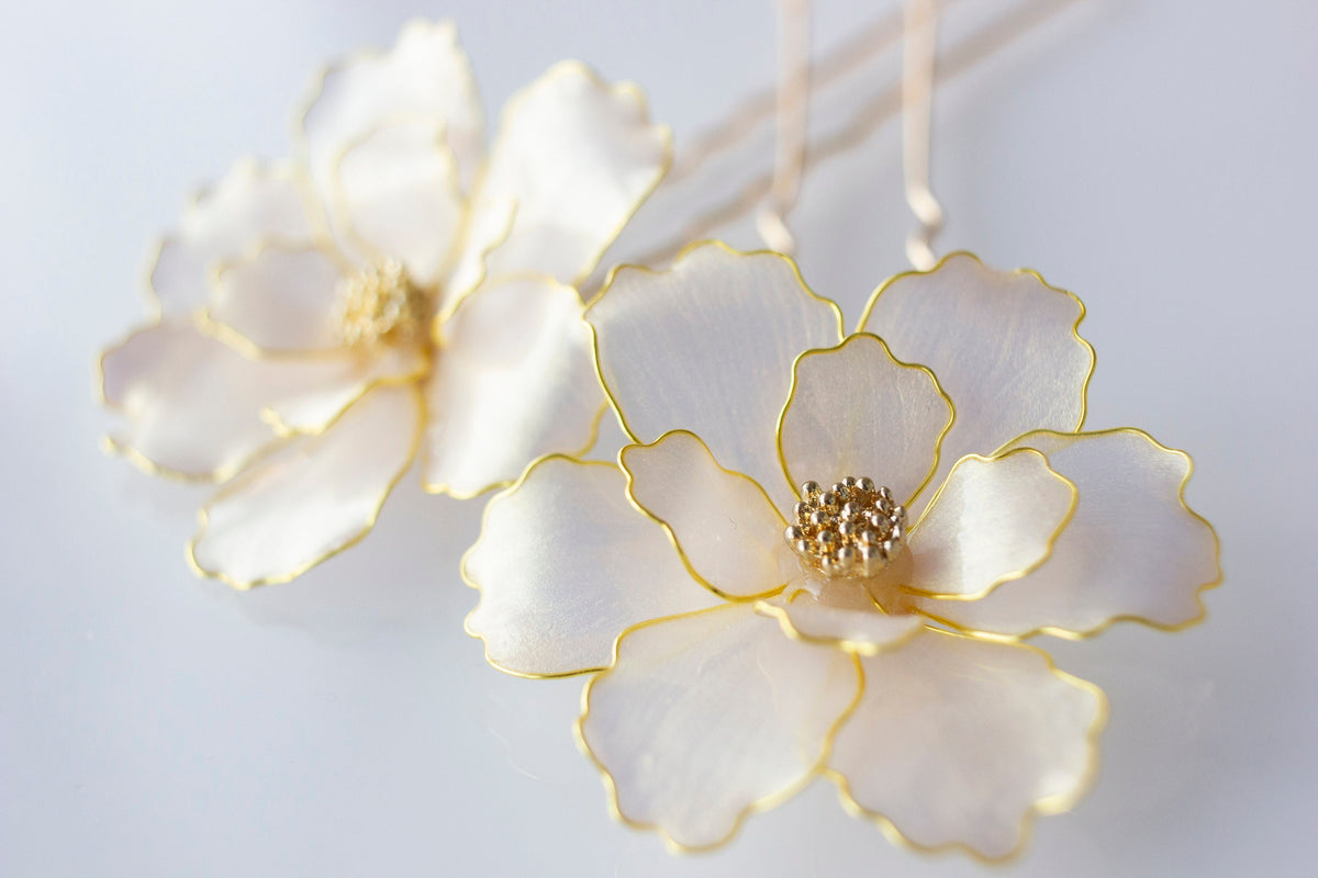 Floral Bridal Hair Pins