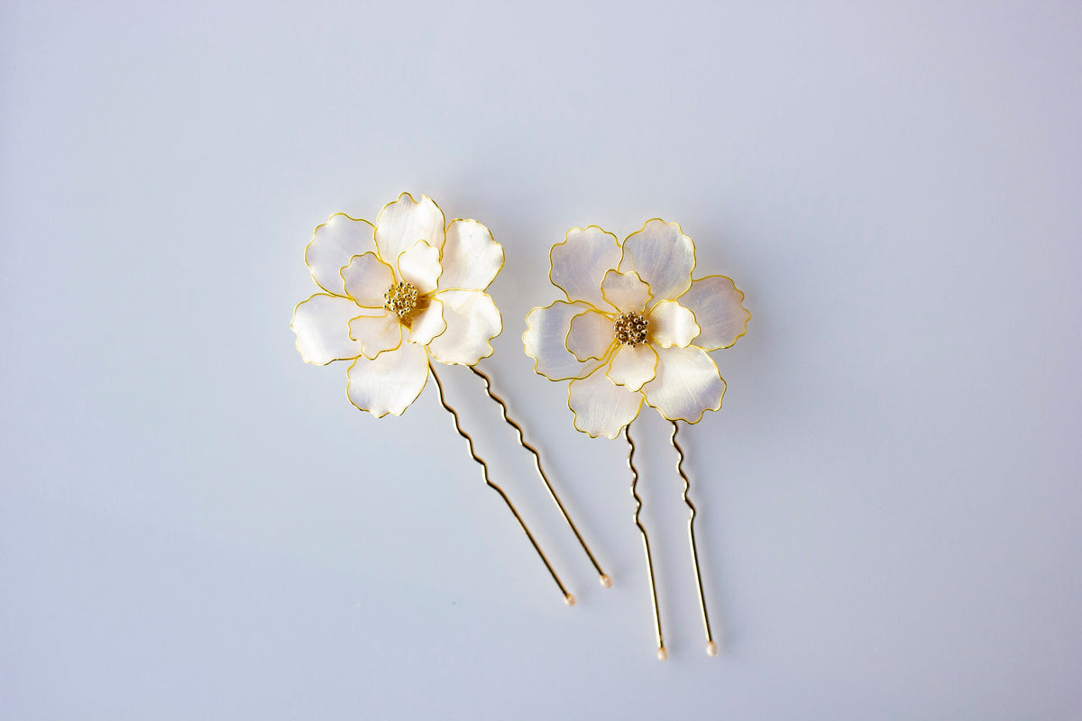Floral Bridal Hair Pins