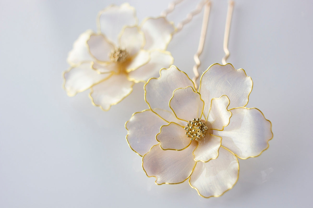 Floral Bridal Hair Pins