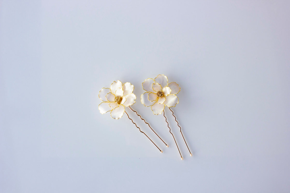 Floral Bridal Hair Pins